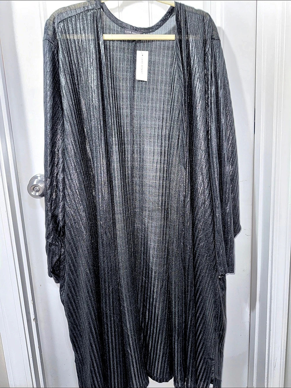 Lane Bryant Cardigan in Black Size 38/40 NWT